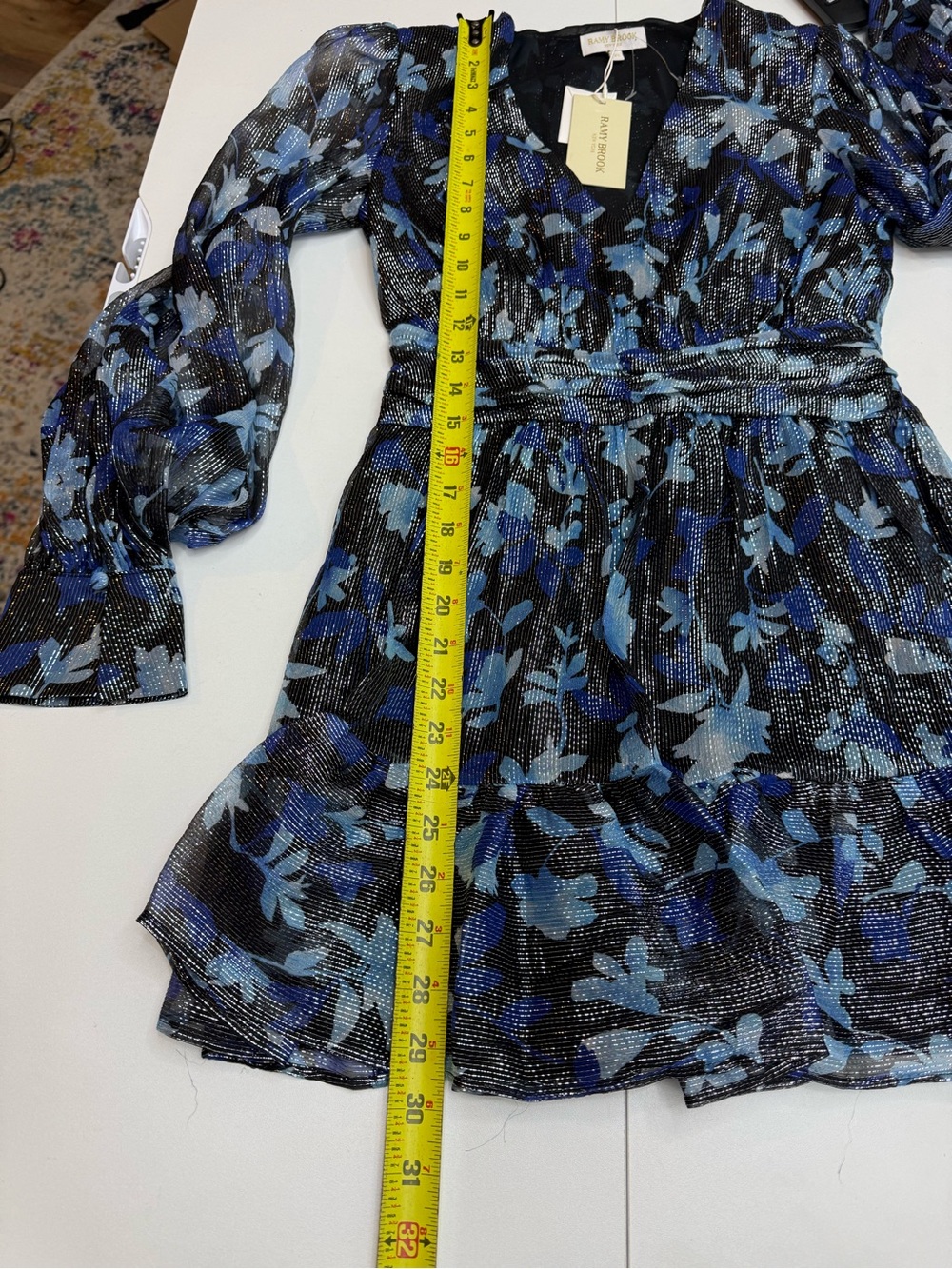 Ramy Brook Lizbeth Silk-Blend Mini Dress size XS - Picture 8 of 12